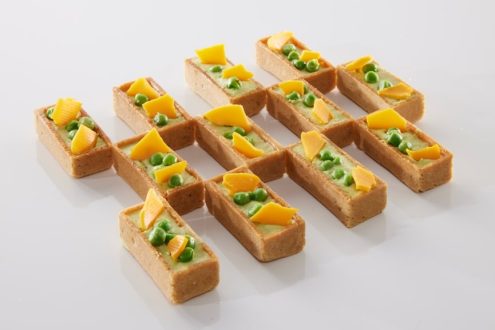 Lingot petits pois mimolette cocktail traiteur